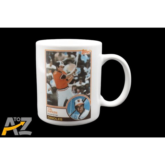 Vintage Topps Sporting News 1983 Cal Ripken Jr Baseball Card Mug MLB R & N China - Picture 1 of 9